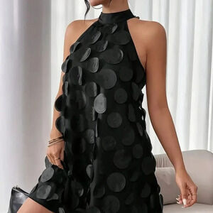 Elegant Halter Neck Dress.  PL